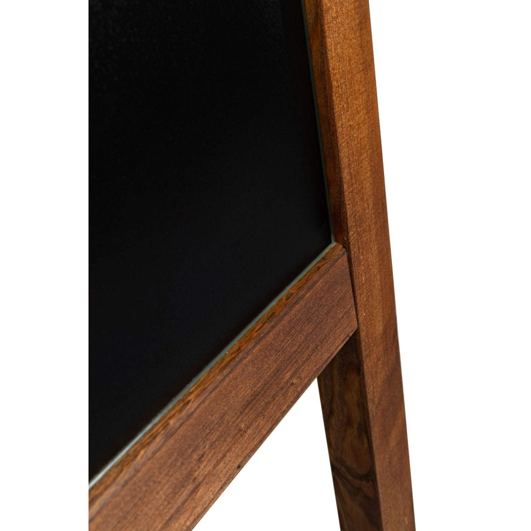 Medinis, atsparus vandeniui reklaminis lauko stovas PRO (650*1180 mm)