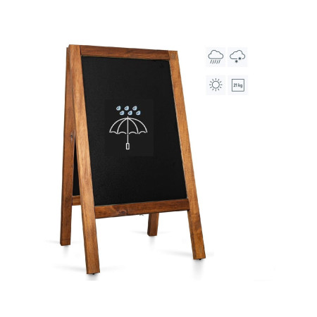 Medisnis, atsparus vandeniui reklaminis lauko stovas PRO (650*1180 mm)