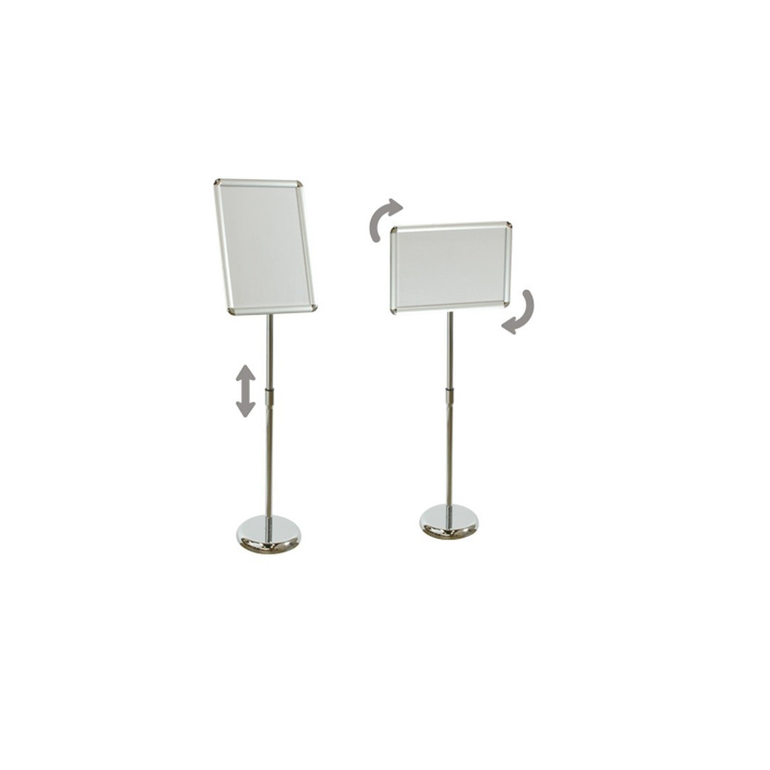 Informacinis stovas chromas (A4, A3)