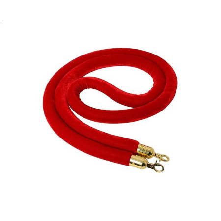 Virvė atitvarui raudona Basic. Virvės ilgis 140 cm.