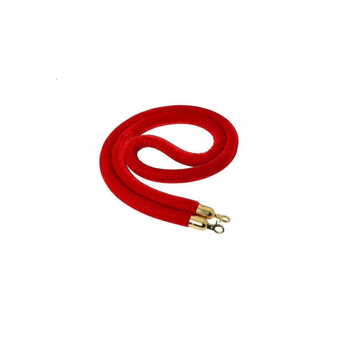 Virvė atitvarui raudona Basic. Virvės ilgis 140 cm.
