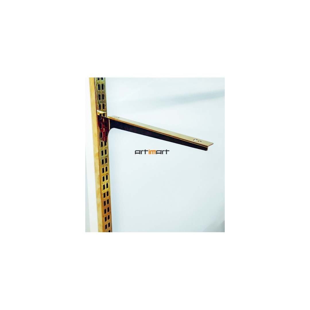 Auksinio padengimo lentynos laikikliai (pora) PL.GOLD.2