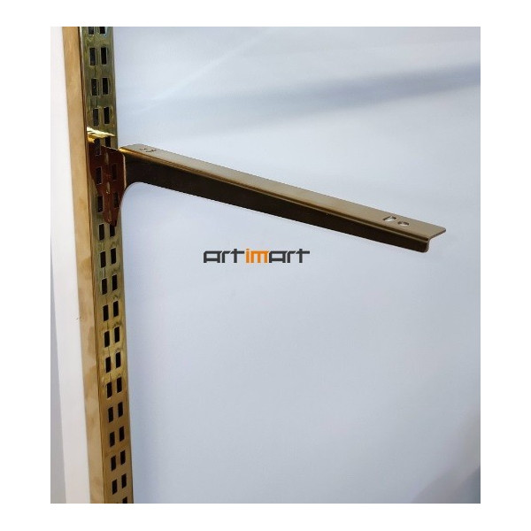 Auksinio padengimo lentynos laikikliai (pora) PL.GOLD.2