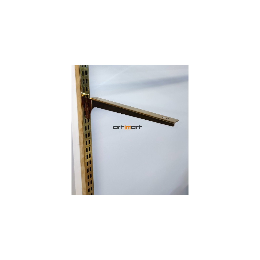 Auksinio padengimo lentynos laikikliai (pora) PL.GOLD.2