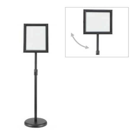 Informacinis stovas juodas (A4 formato)