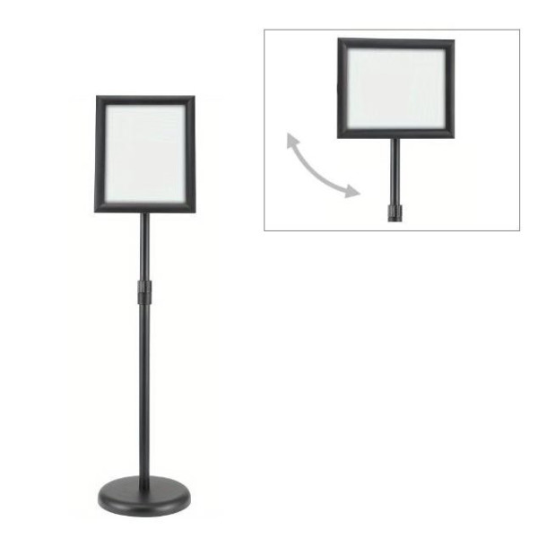 Informacinis stovas juodas (A4 formato)