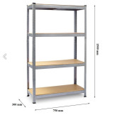 Sandėliavimo stelažas 1500x750x300 mm