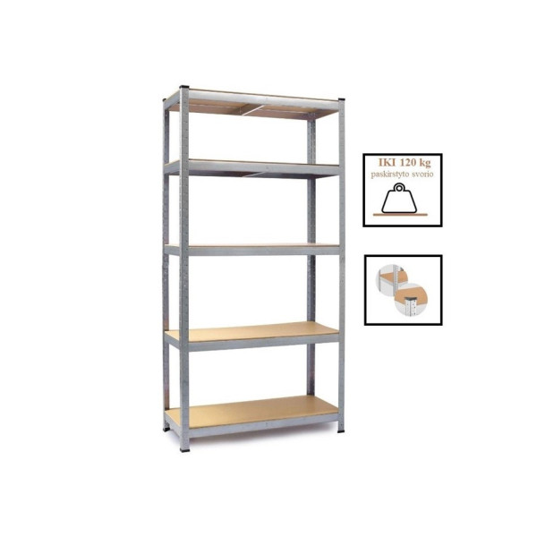 Sandėliavimo stelažas 1800x1200x400 mm