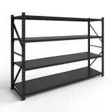 Metalinis sandėliavimo stelažas (juodas) 2000x2000x600 mm