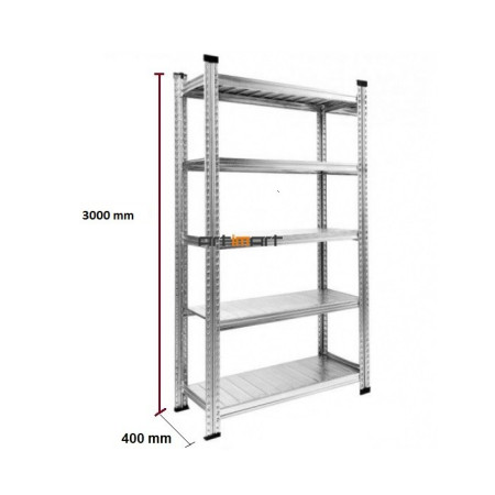 Sandėliavimo lentyna-stelažas 400x3000 mm