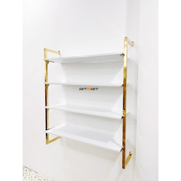 Priesienės lentynos aukso spalvos PL.GOLD.6