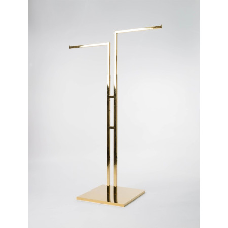 Drabužių kabykla dvišakė aukso spalvos "PL.GOLD.002"