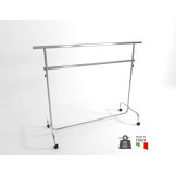 Drabužių kabykla ant ratukų (2 aukštų) (ST04)