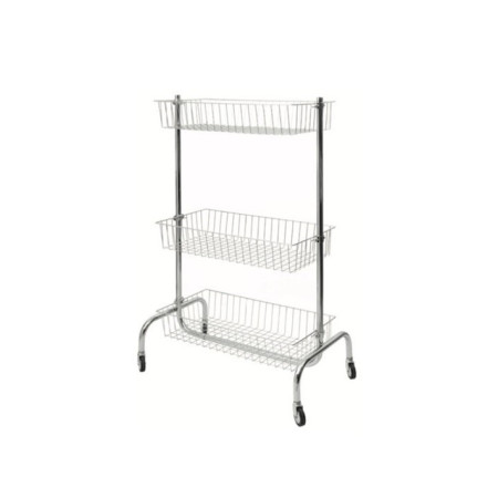 Stendas su krepšiais ant ratukų (ST12-3 Basket)