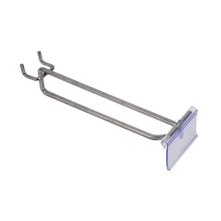 Kabliukas į perforaciją su kainos laikikliu D6