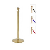 Virvinis eilių atitvaro stulpelis aukso imitacija