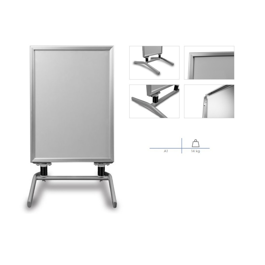 Informacinis stovas ant kojyčių M 12-AL (A1 594*841 mm)