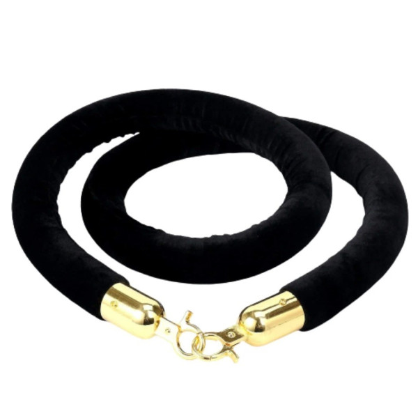 Virvė atitvarui juoda A klasė. Virvės ilgis 140 cm.