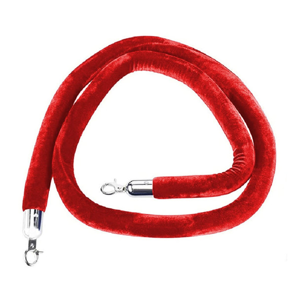 Virvė atitvarui raudona Basic. Virvės ilgis 140 cm.