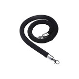 Virvė atitvarui juoda Basic. Virvės ilgis 140 cm.