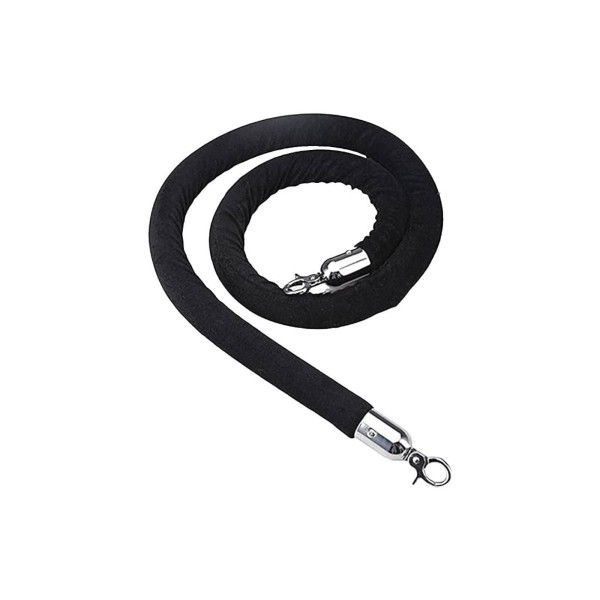 Virvė atitvarui juoda Basic. Virvės ilgis 140 cm.