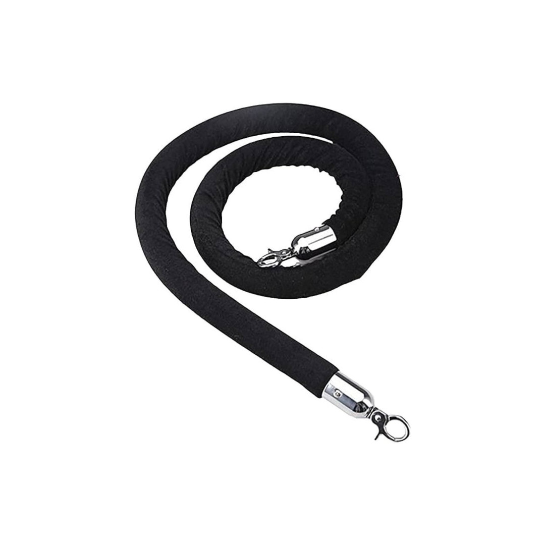 Virvė atitvarui juoda Basic. Virvės ilgis 140 cm.