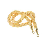 Virvė atitvarui geltona, pinta. Virvės ilgis 140 cm.