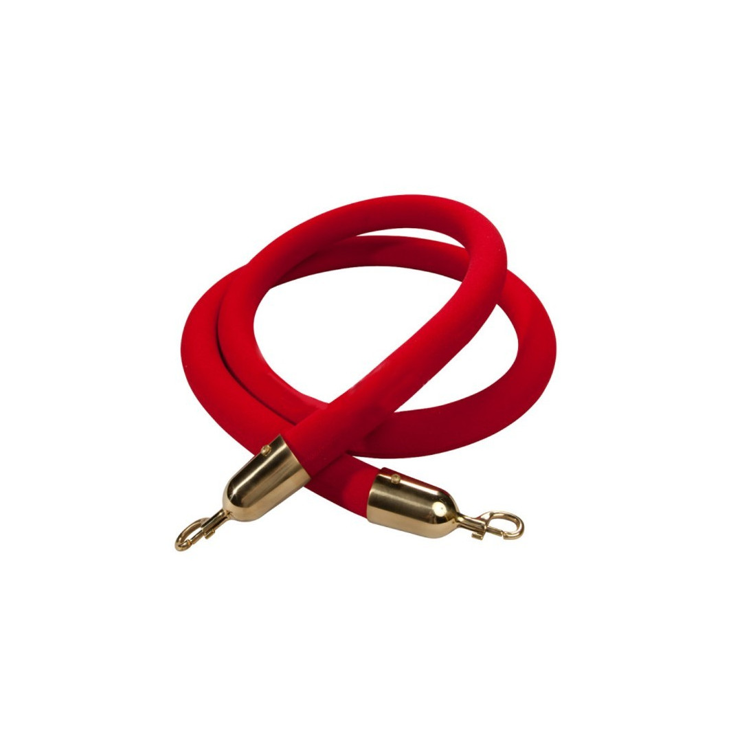 Virvė atitvarui raudona A klasė. Virvės ilgis 140 cm.