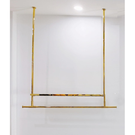 Sieninė kabykla aukso spalvos Flow PL/GOLD.7