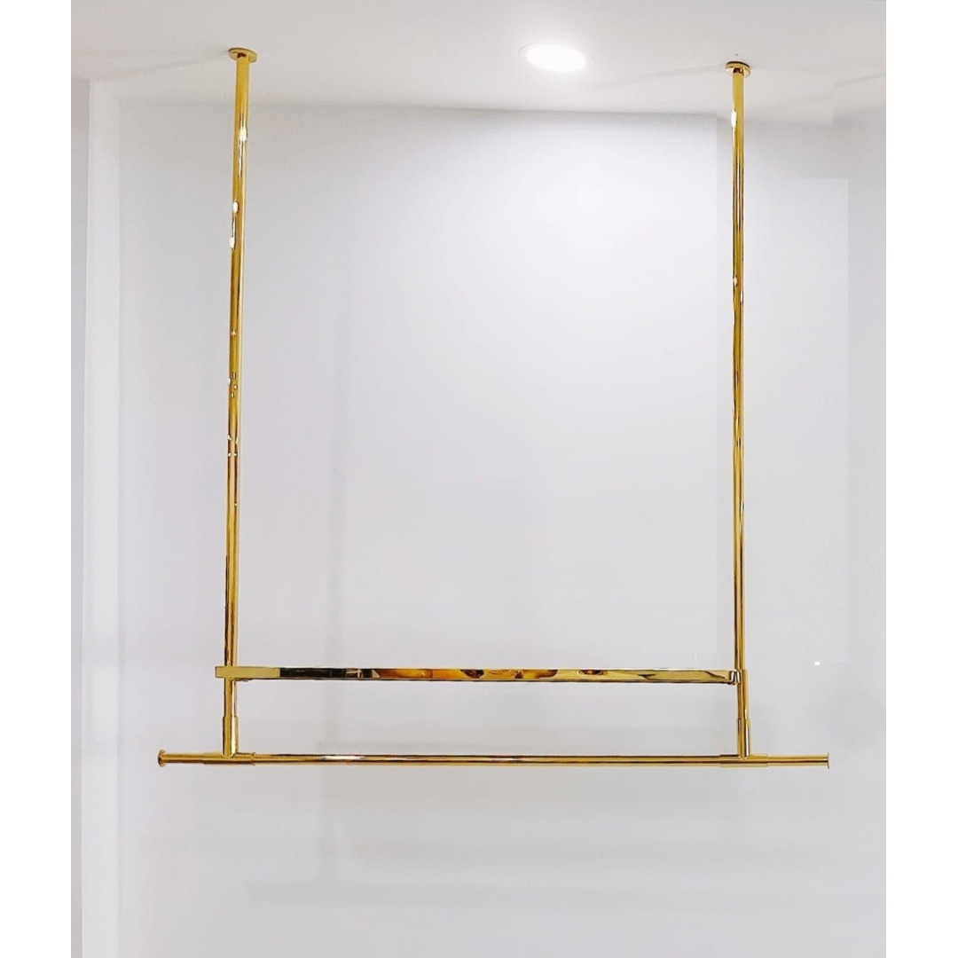 Sieninė kabykla aukso spalvos Flow PL/GOLD.7