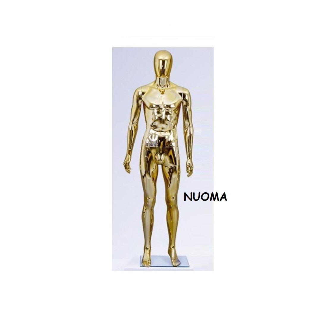 Vyro manekenas aukso spalvos (nuoma)