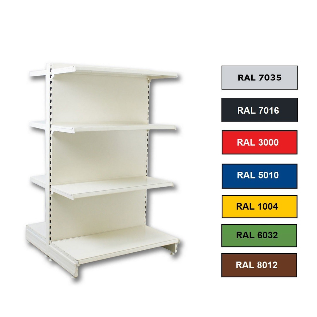 Metalinės lentynos prekybai L-S3