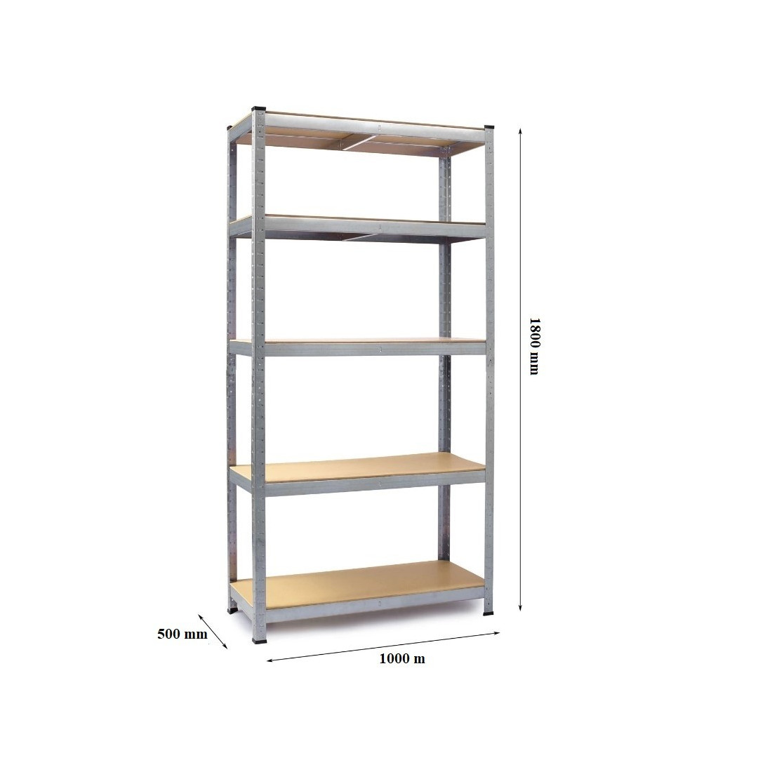 Sandėliavimo stelažas 1800x1000x500 mm