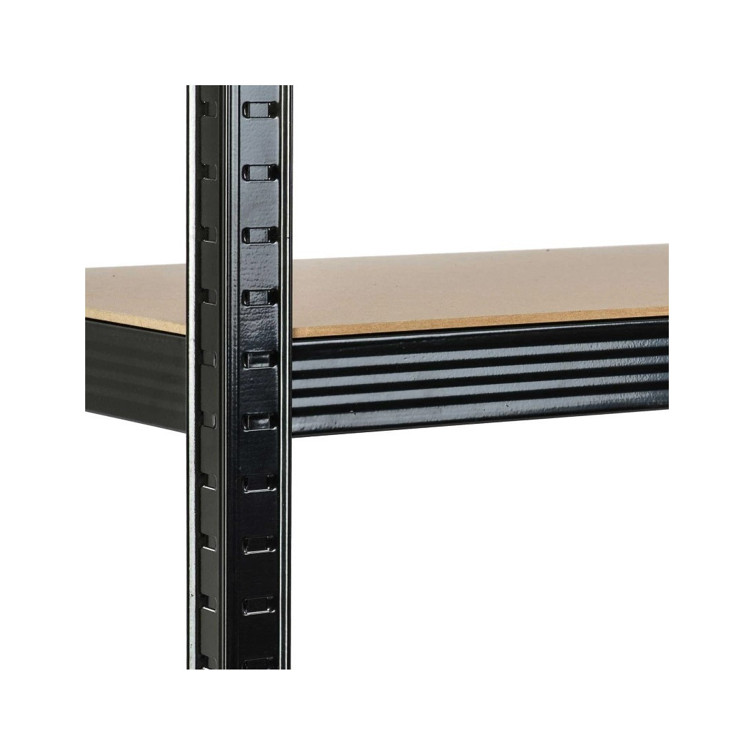 Sandėliavimo stelažas 1800x900x400 mm Juodas (premium)