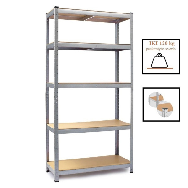 Sandėliavimo stelažas 1800x900x400 mm (premium)