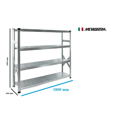 Sandėliavimo stelažas 2000*1800*600 mm su 4 lentynomis