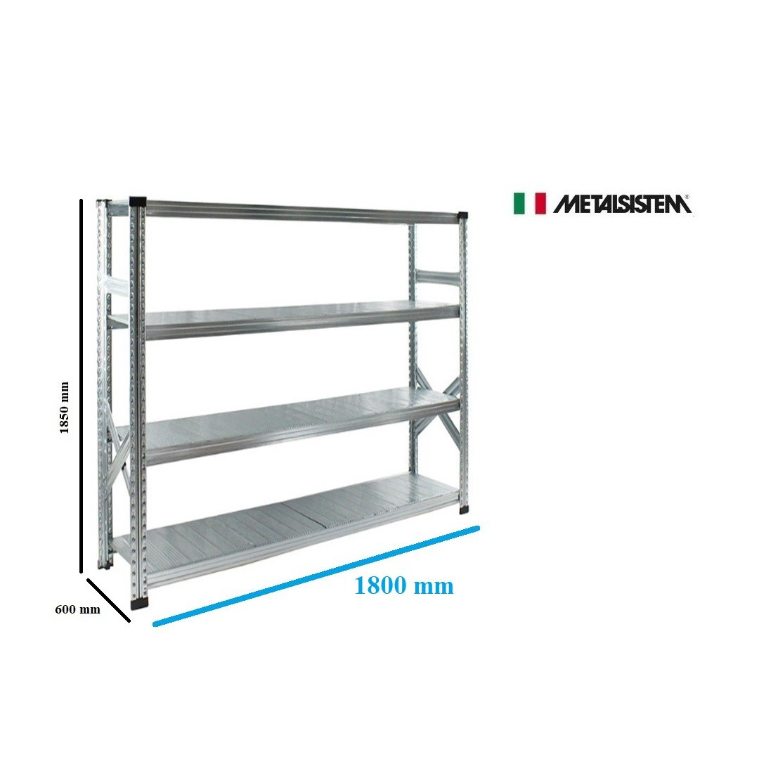 Sandėliavimo stelažas 2000*1800*600 mm su 4 lentynomis